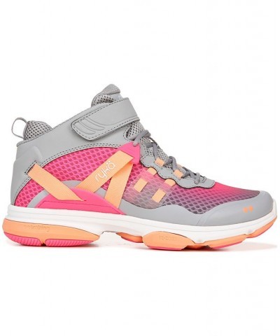 Devotion XT Women's Mid Top Training Sneakers Gray $50.60 Shoes