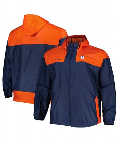 Men's Navy Houston Astros Flash Forward Challenger Omni-Shade Full-Zip Big and Tall Windbreaker $46.00 Jackets