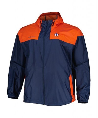 Men's Navy Houston Astros Flash Forward Challenger Omni-Shade Full-Zip Big and Tall Windbreaker $46.00 Jackets