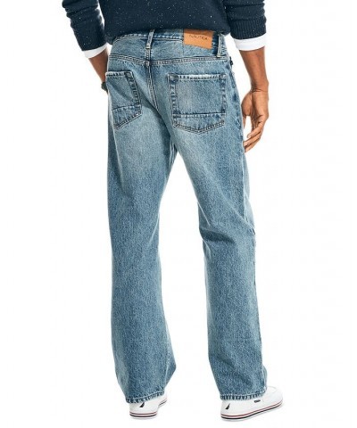 Men's Authentic Loose-Fit Rigid Denim 5-Pocket Jeans PD01 $37.09 Jeans