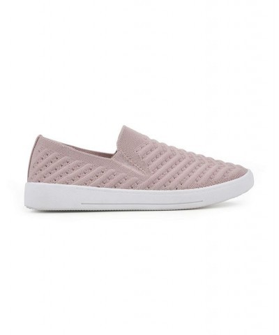 Women's Courage Slip-On Sneakers Pink $31.74 Shoes