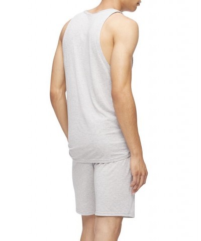 Men's Ultra Soft Modern Modal Lounge Tank Gray $11.32 Pajama