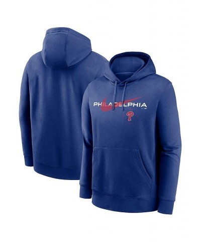 Men's Royal Philadelphia Phillies Swoosh NeighborHOOD Pullover Hoodie $46.74 Sweatshirt