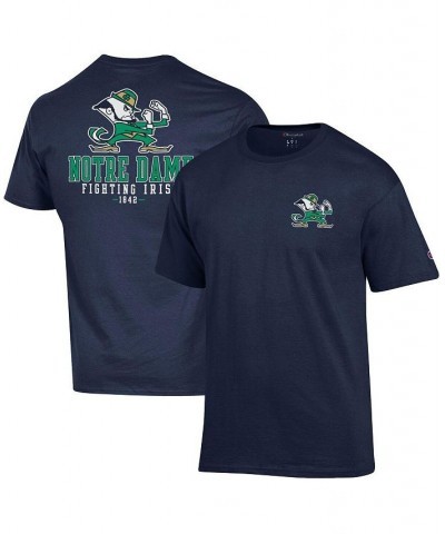 Men's Navy Notre Dame Fighting Irish Team Stack 2-Hit T-shirt $20.25 T-Shirts