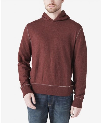 Men's Classic Duofold Hooded Sweatshirt Red $33.43 Sweatshirt