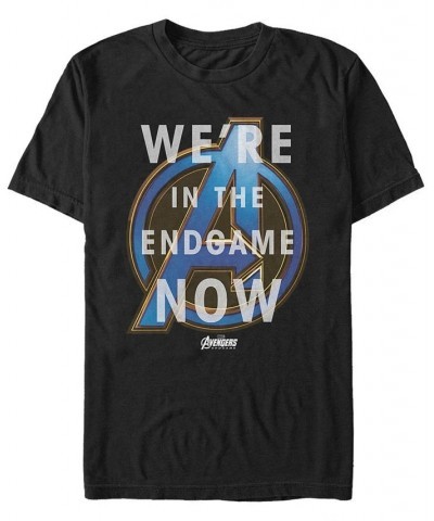 Marvel Men's Avengers Endgame We're In The End Now Quote Short Sleeve T-Shirt Black $16.10 T-Shirts