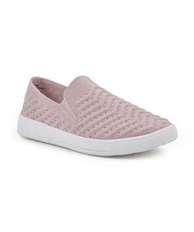 Women's Courage Slip-On Sneakers Pink $31.74 Shoes