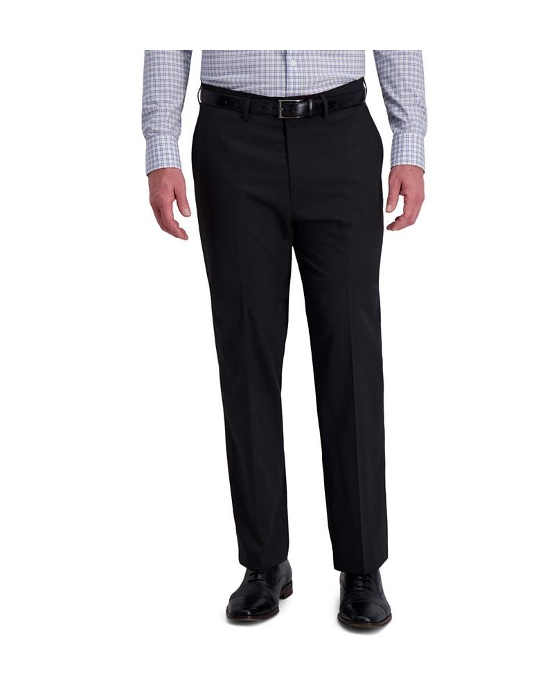 J.M. Men's Classic-Fit 4-Way Stretch Diamond-Weave Performance Dress Pants Gray $28.04 Pants