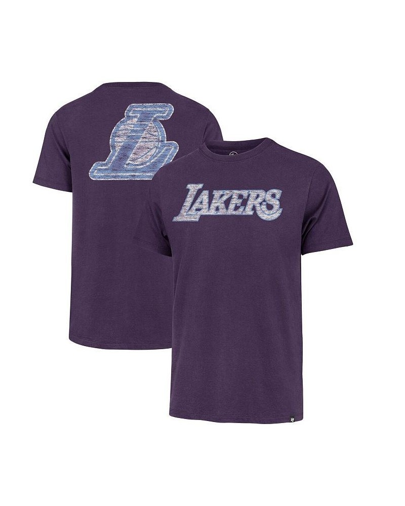 Men's '47 Purple Los Angeles Lakers 2021/22 City Edition MVP Franklin T-shirt $14.00 T-Shirts