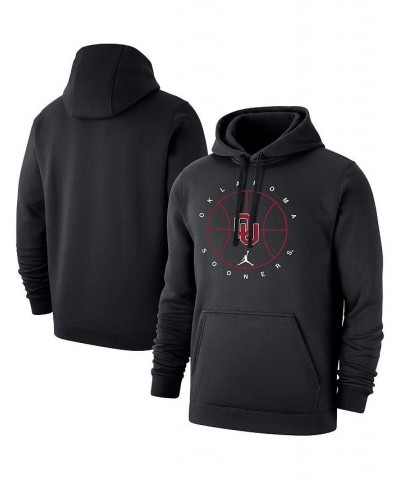 Men's Brand Black Oklahoma Sooners Basketball Icon Club Fleece Pullover Hoodie $46.74 Sweatshirt