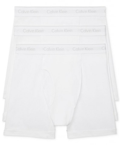 Men's 3-Pack Cotton Classics Boxer Briefs White $18.13 Underwear