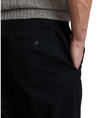 Men's Relaxed Fit Polo Prepster Twill Pants Black $55.00 Pants