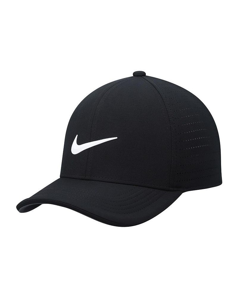 Men's Black Aerobill Classic99 Performance Fitted Hat $21.56 Hats