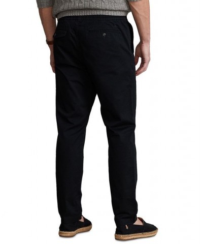 Men's Relaxed Fit Polo Prepster Twill Pants Black $55.00 Pants