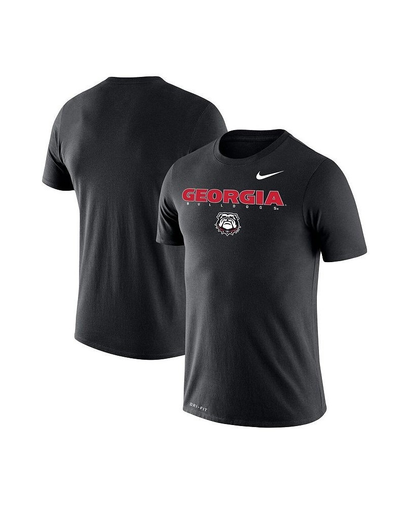 Men's Black Georgia Bulldogs Facility Legend Performance T-shirt $24.00 T-Shirts