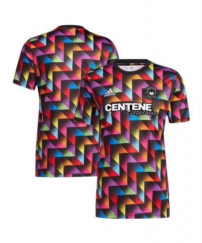 Men's Black Charlotte FC 2022 Pride Pre-Match Top $33.60 Jersey