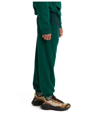 Men's Relaxed Fit Active Fleece Sweatpants Green $25.30 Pants