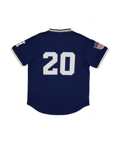 Men's 20 Navy Homestead Grays Mesh Replica V-Neck Jersey $40.00 Jersey