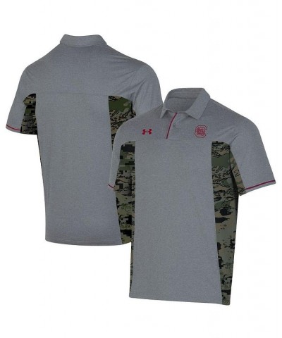 Men's Gray South Carolina Gamecocks Freedom Polo Shirt $36.30 Polo Shirts