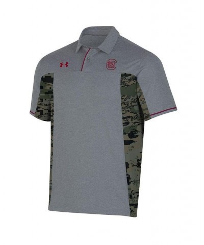 Men's Gray South Carolina Gamecocks Freedom Polo Shirt $36.30 Polo Shirts