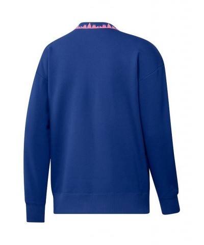 Men's Blue Juventus Lifestyle Pullover Sweatshirt $43.34 Sweatshirt