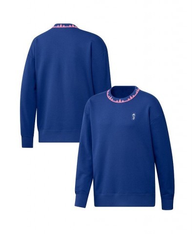 Men's Blue Juventus Lifestyle Pullover Sweatshirt $43.34 Sweatshirt