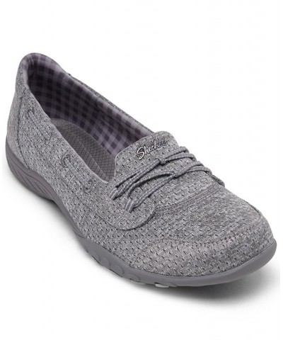 Women's Relaxed Fit - Breathe-Easy - Good Influence Slip-On Walking Sneakers Gray $39.75 Shoes