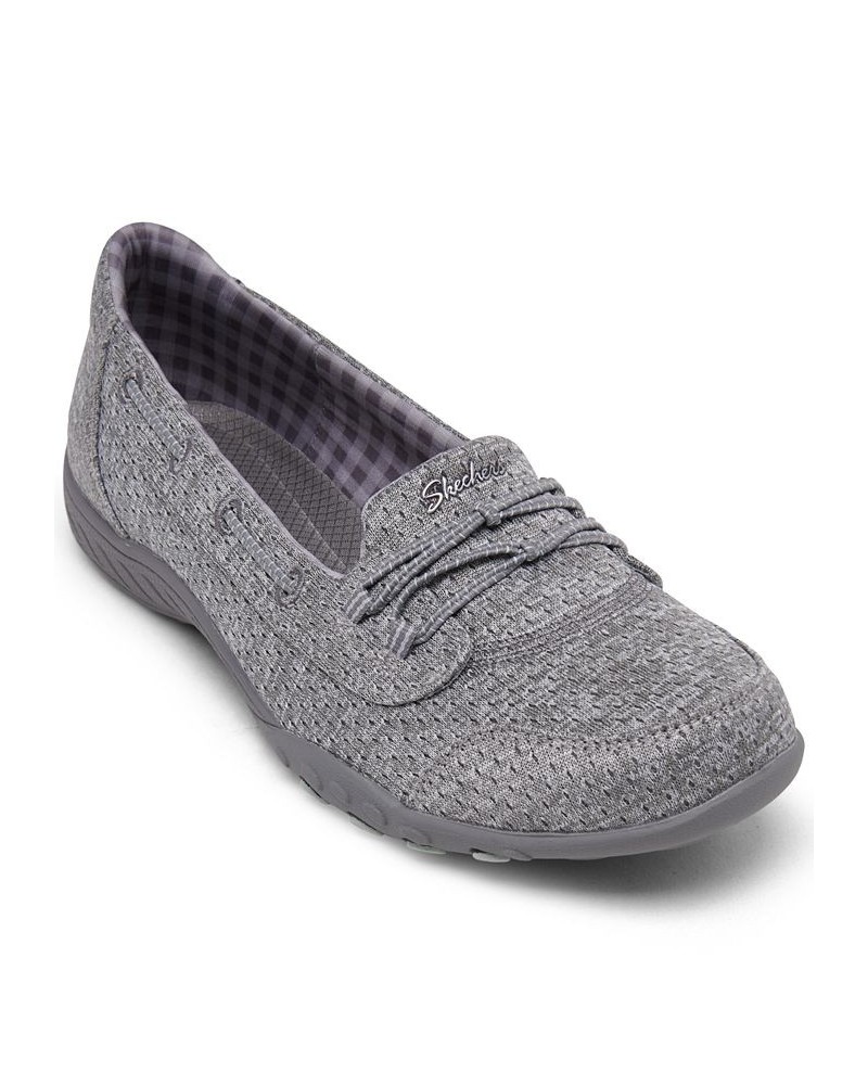 Women's Relaxed Fit - Breathe-Easy - Good Influence Slip-On Walking Sneakers Gray $39.75 Shoes