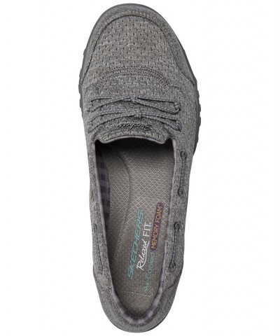 Women's Relaxed Fit - Breathe-Easy - Good Influence Slip-On Walking Sneakers Gray $39.75 Shoes