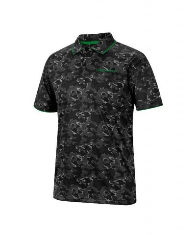 Men's Black Oregon Ducks Speedman Polo Shirt $28.59 Polo Shirts