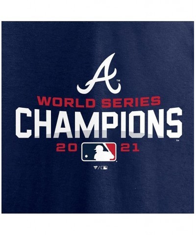 Men's Navy Atlanta Braves 2021 World Series Champions T-shirt $19.43 T-Shirts