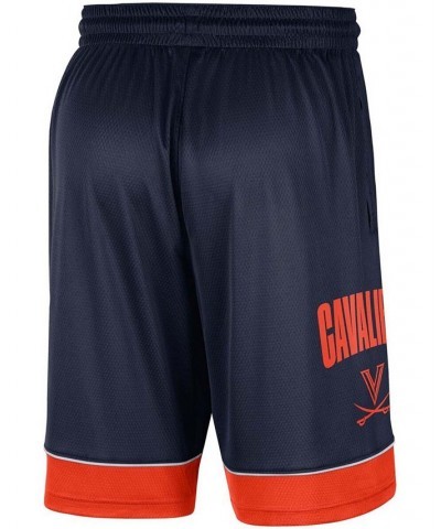 Men's Navy Virginia Cavaliers Fast Break Performance Shorts $14.76 Shorts