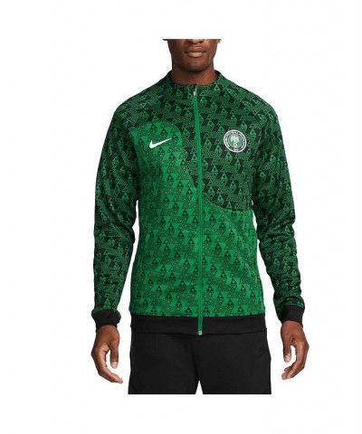 Men's Green Nigeria National Team Academy Pro Anthem Full-Zip Jacket $48.75 Jackets