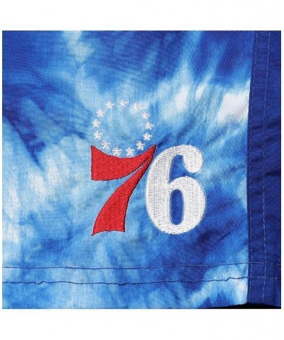 Men's Royal Philadelphia 76ers Splash Volley Swim Shorts $25.20 Swimsuits