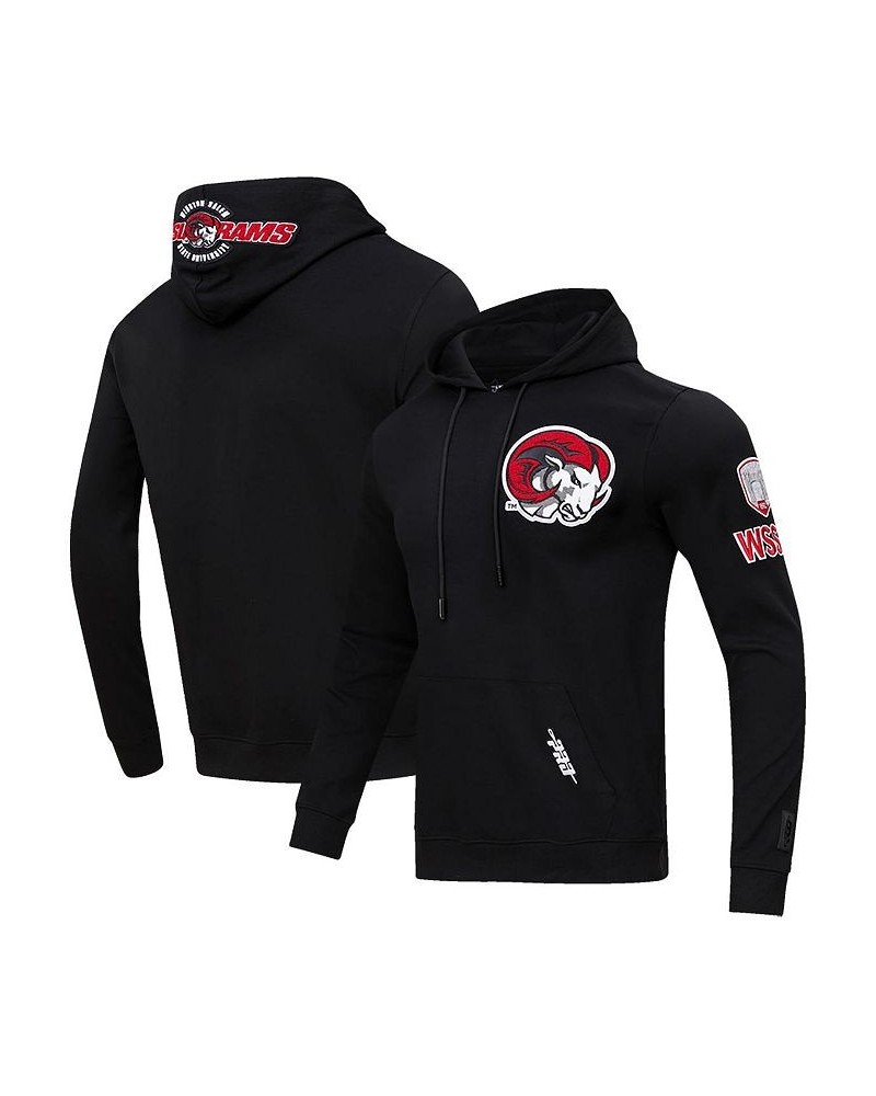 Men's Black Winston-Salem State Rams University Classic Pullover Hoodie $44.00 Sweatshirt