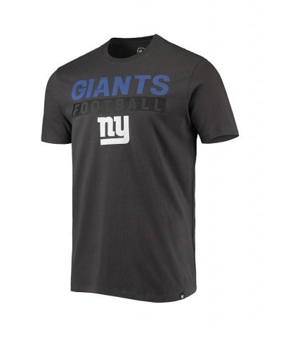 Men's '47 Charcoal New York Giants Dark Ops Super Rival T-shirt $14.76 T-Shirts