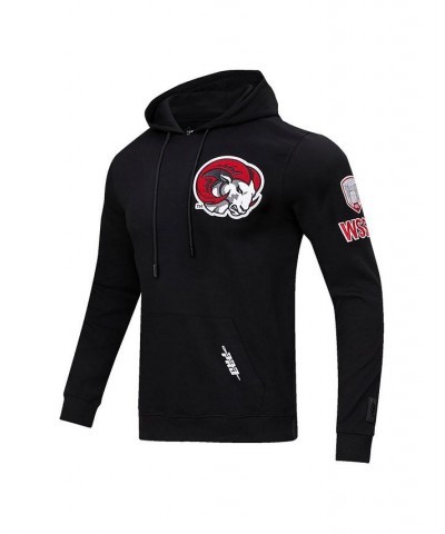 Men's Black Winston-Salem State Rams University Classic Pullover Hoodie $44.00 Sweatshirt