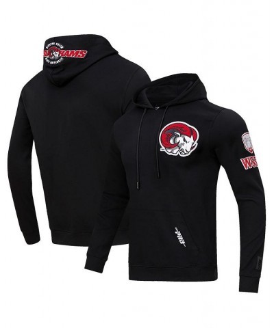 Men's Black Winston-Salem State Rams University Classic Pullover Hoodie $44.00 Sweatshirt