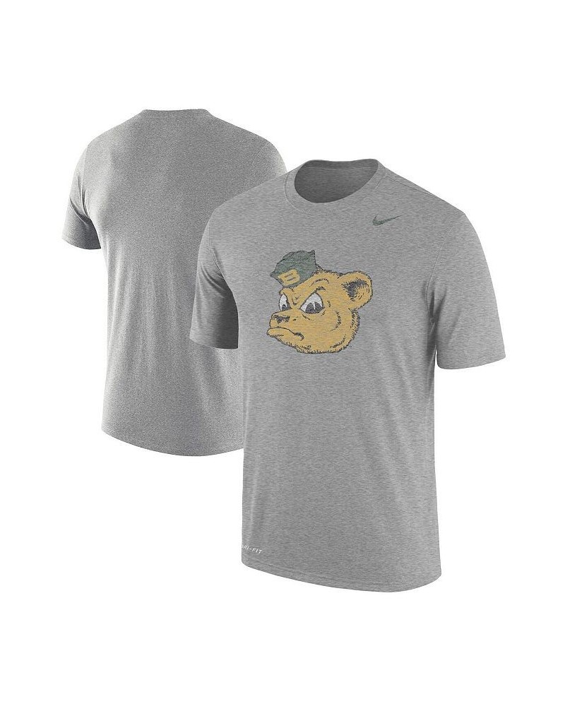 Men's Heathered Gray Baylor Bears Vintage-Like Logo Performance T-shirt $25.49 T-Shirts