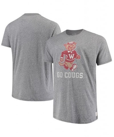 Men's Gray Washington State Cougars Big and Tall Tri-Blend T-shirt $21.50 T-Shirts