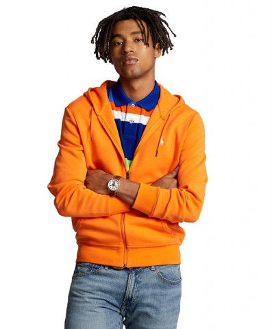 Men's Double-Knit Full-Zip Hoodie Orange $38.05 Sweatshirt