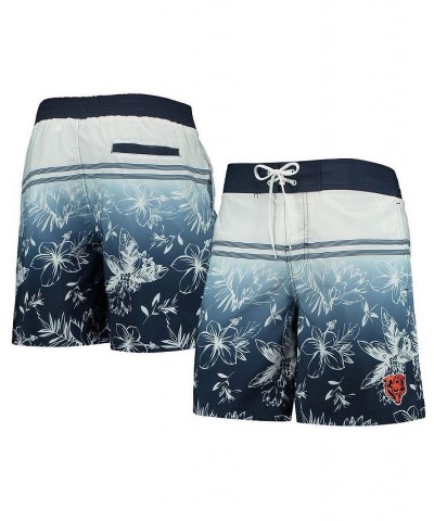 Men's Navy Chicago Bears Island Volley Swim Shorts $27.25 Swimsuits