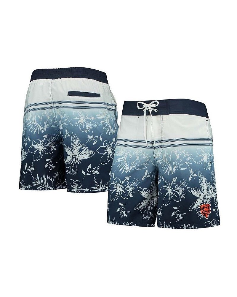 Men's Navy Chicago Bears Island Volley Swim Shorts $27.25 Swimsuits