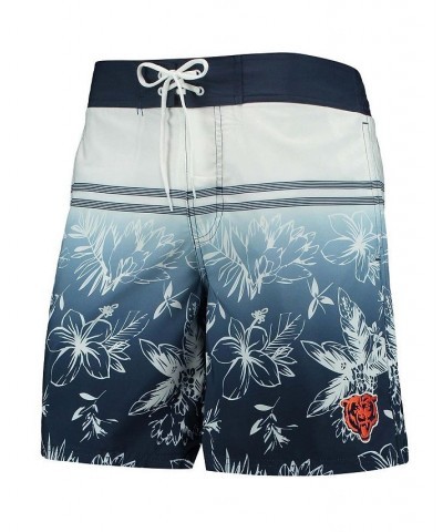 Men's Navy Chicago Bears Island Volley Swim Shorts $27.25 Swimsuits