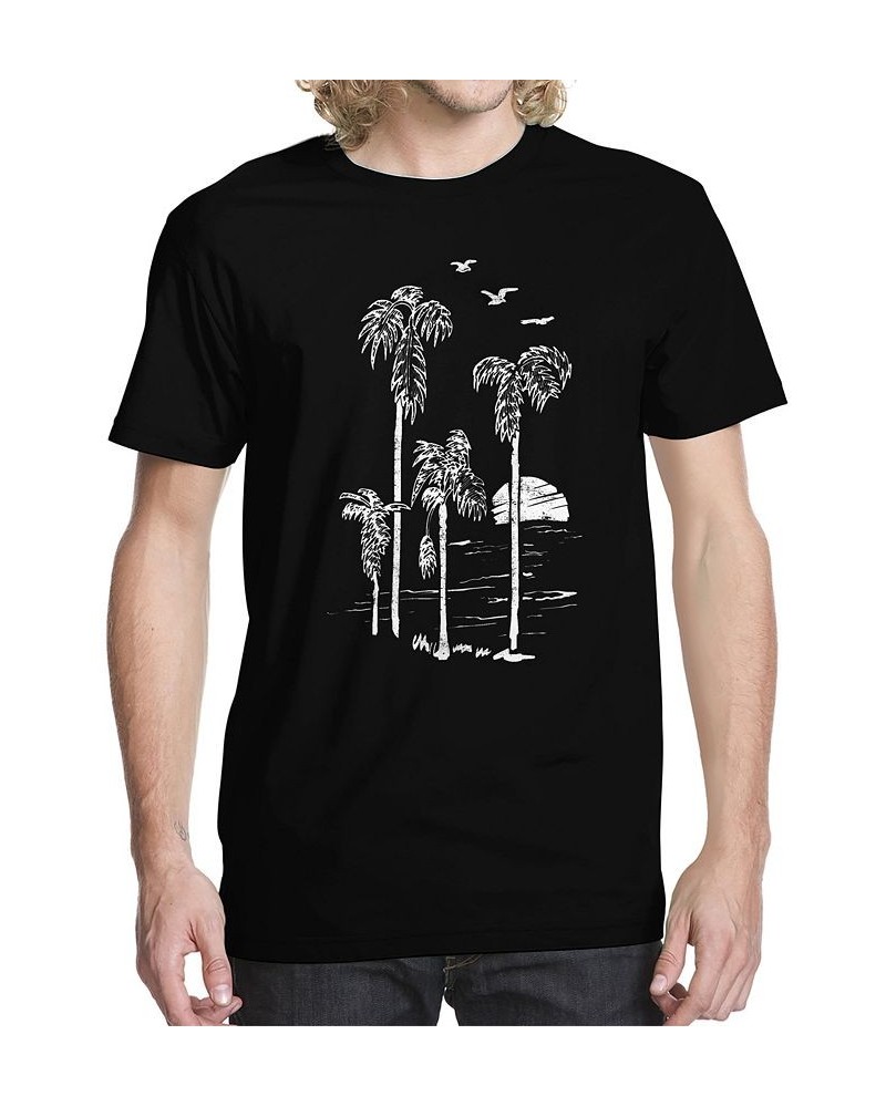 Men's Paradise Waiting Graphic T-shirt $15.75 T-Shirts