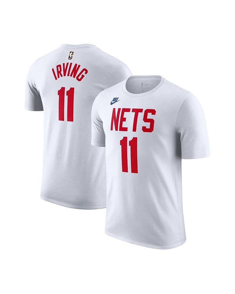 Men's Kyrie Irving White Brooklyn Nets 2022/23 Classic Edition Name and Number T-shirt $20.51 T-Shirts