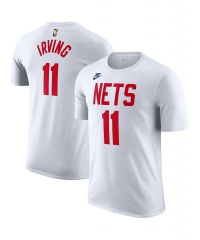 Men's Kyrie Irving White Brooklyn Nets 2022/23 Classic Edition Name and Number T-shirt $20.51 T-Shirts