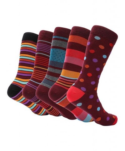 Men's Groovy Designer Dress Socks Pack of 5 PD06 $16.64 Socks