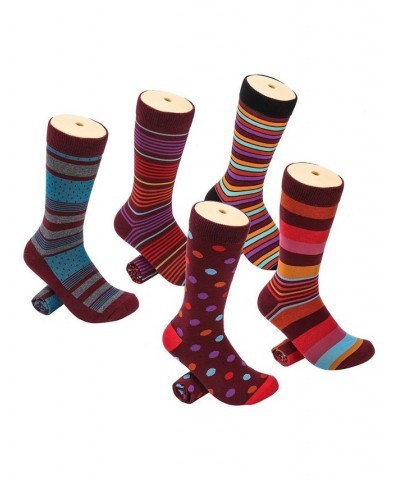 Men's Groovy Designer Dress Socks Pack of 5 PD06 $16.64 Socks