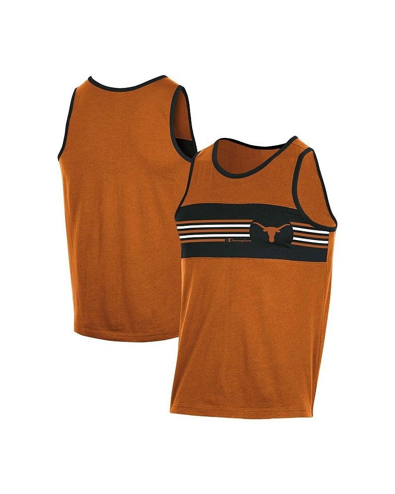 Men's Texas Orange Texas Longhorns Colorblock Tank Top $12.04 T-Shirts